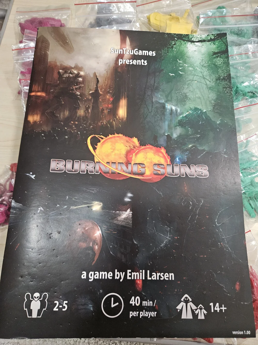 Sun Tzu Games Burning Suns Board Game (Kickstarter Ed.)